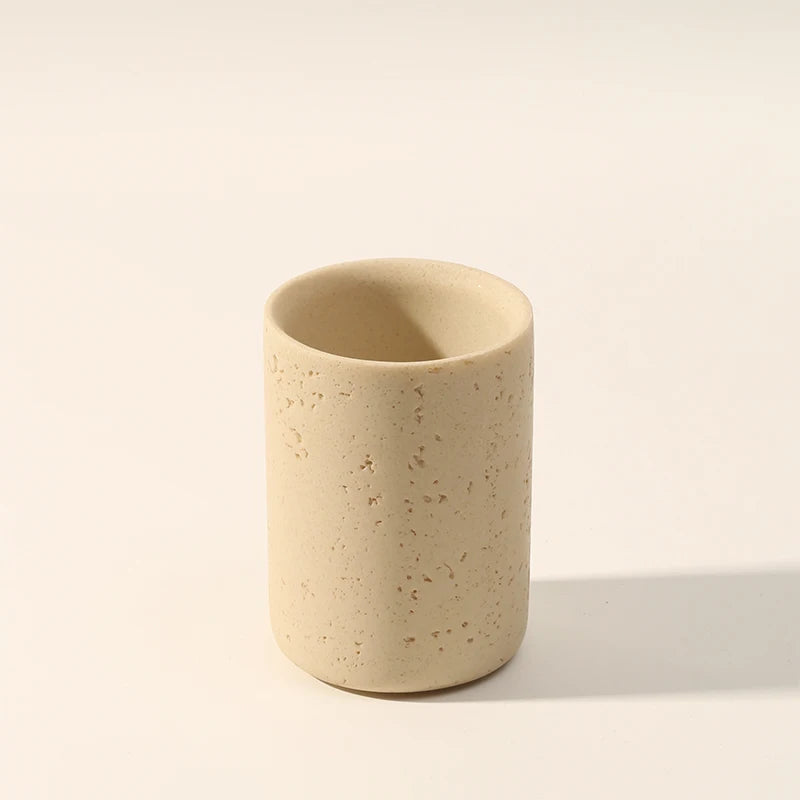 Natural Marble Bathroom Set, Cup