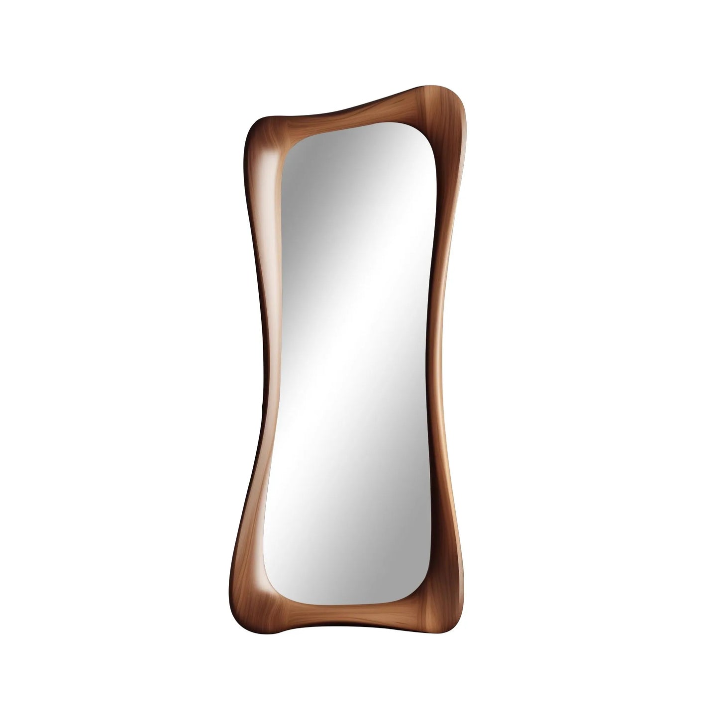French Retro Wooden Mirror